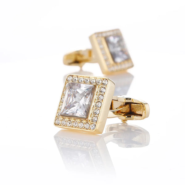 Men's Jewellery Luxury Cufflinks, Crystal Cuff Buttons High Quality gift. Alternate View