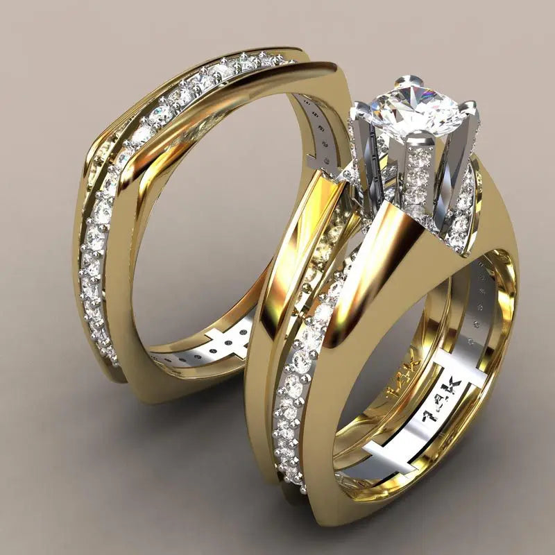 Diamond Ring 2 carat jewelry Gemstone14K gold diamond ring
