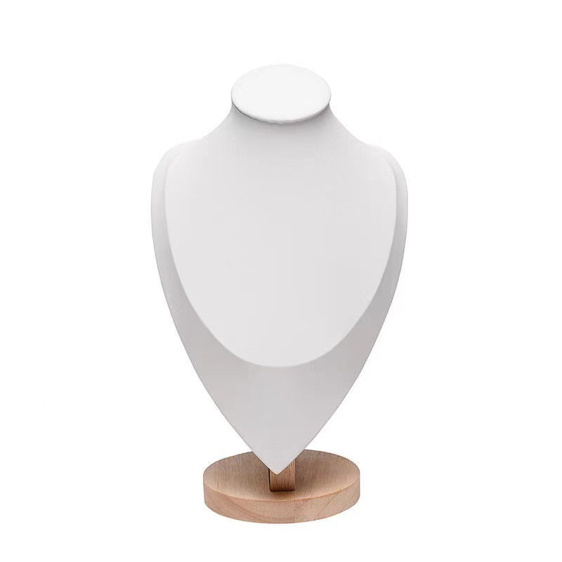 Solid Wood Figure Neck Display Stand Necklace Display Stand Jewelry Display Stand Jewelry Jewelry Storage Stand