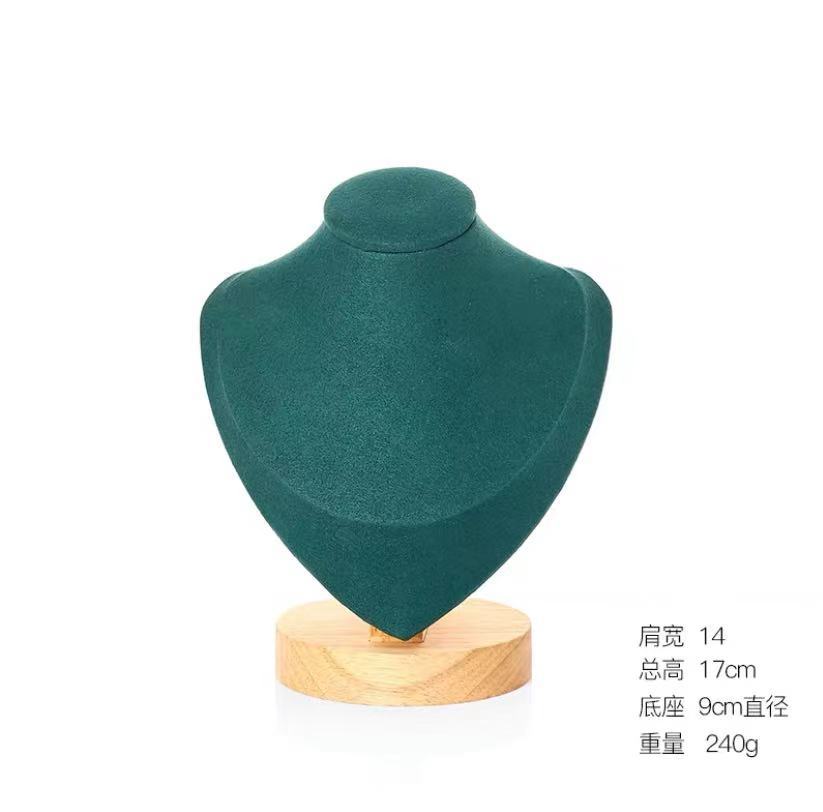 Solid Wood Figure Neck Display Stand Necklace Display Stand Jewelry Display Stand Jewelry Jewelry Storage Stand