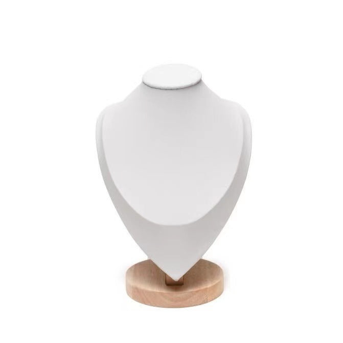 Solid Wood Figure Neck Display Stand Necklace Display Stand Jewelry Display Stand Jewelry Jewelry Storage Stand