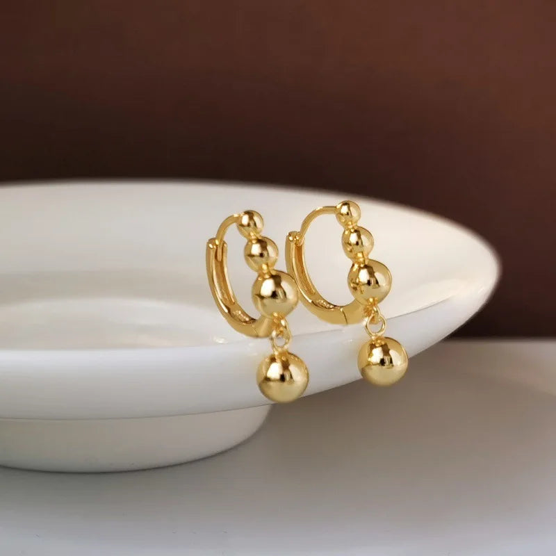 925 Sterling Silver Earrings Simple Fashionable Unique Design.
