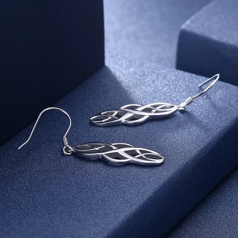 Sterling silver Earring elegant exquisite luxury hook Charms