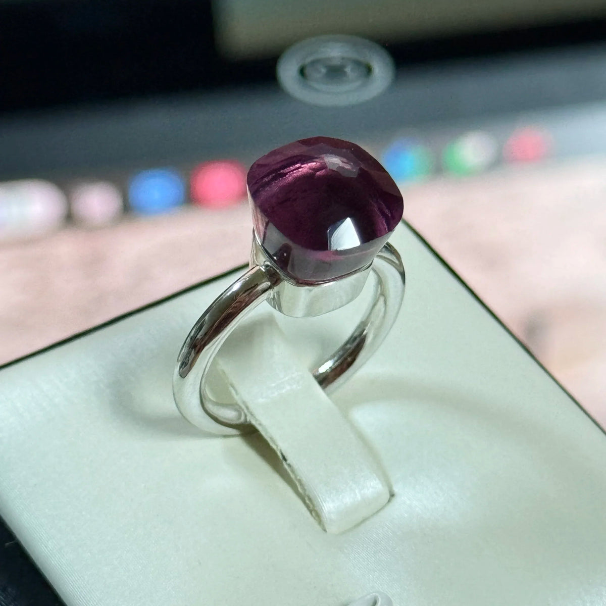 Classic Ring Stacking Mixed Color Crystal Ring 33 Colors Candy Style Ring Jewellery Gift.