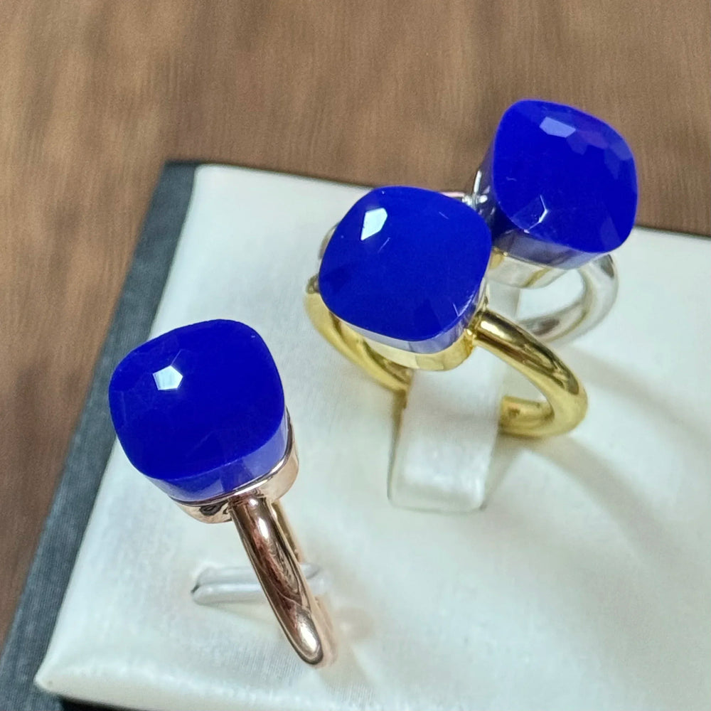 Classic Ring Stacking Mixed Color Crystal Ring 33 Colors Candy Style Ring Jewellery Gift.