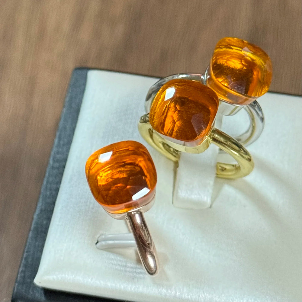 Classic Ring Stacking Mixed Color Crystal Ring 33 Colors Candy Style Ring Jewellery Gift.