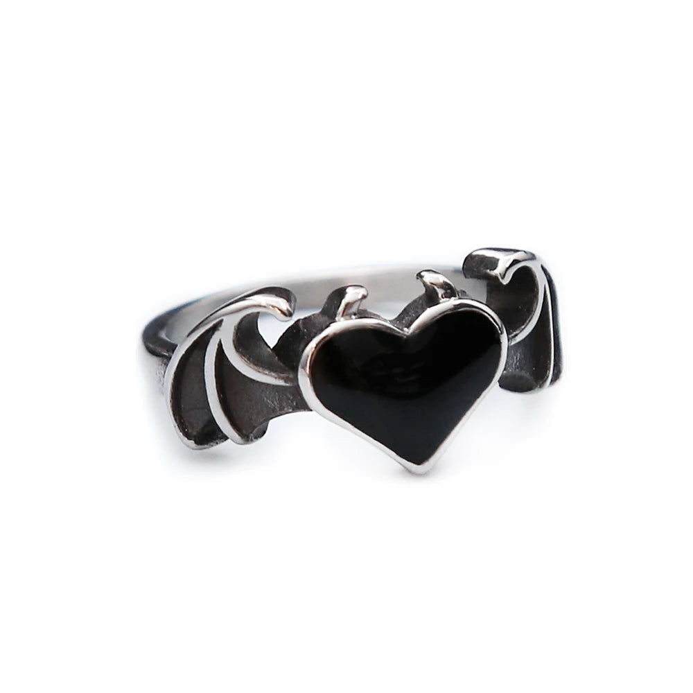 316L Stainless Steel Simple Rings For Men Square Band Flat Ring Charm Jewellery