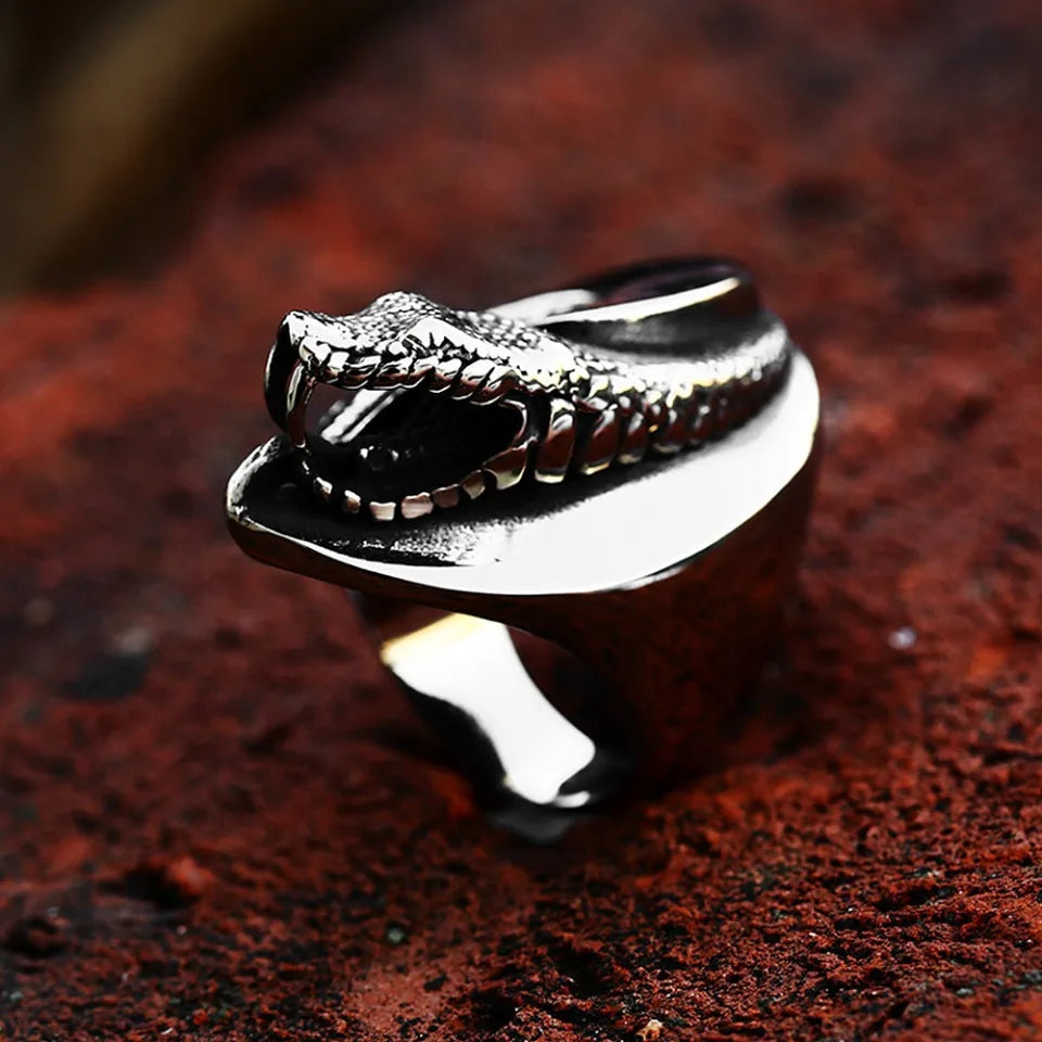 316L Stainless Steel Simple Rings For Men Square Band Flat Ring Charm Jewellery
