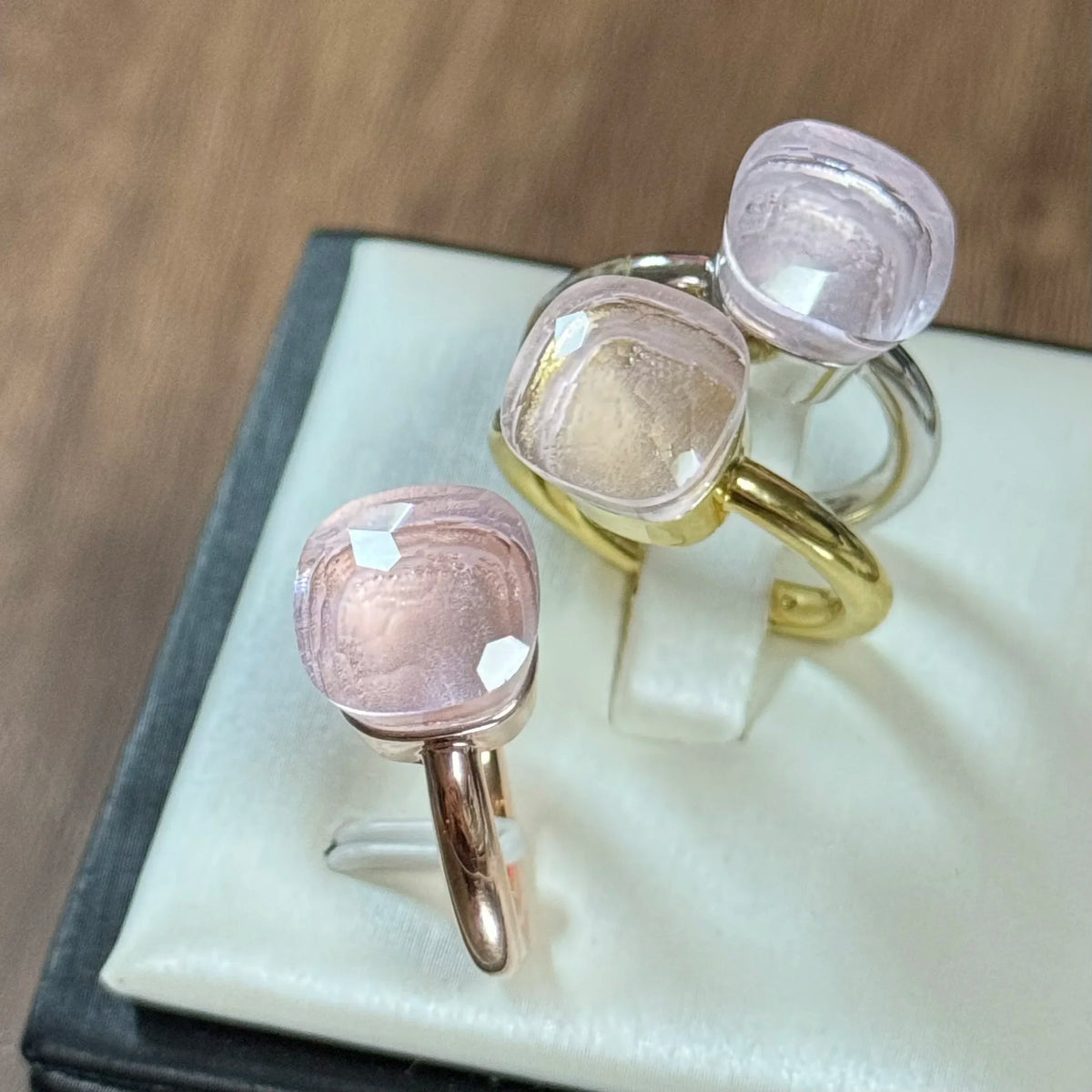 Classic Ring Stacking Mixed Color Crystal Ring 33 Colors Candy Style Ring Jewellery Gift.