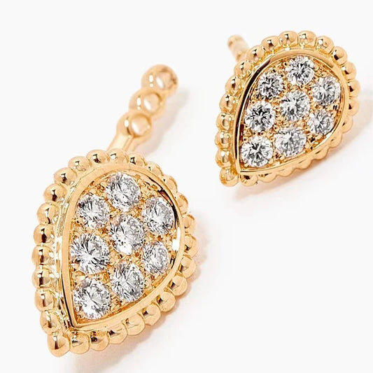 Detachable Double Eyes Earrings Women Jewelry.