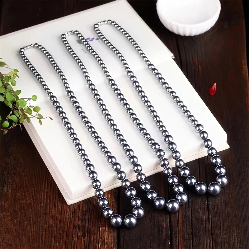 Terahertz Natural Stone Necklace, perfect jewellery