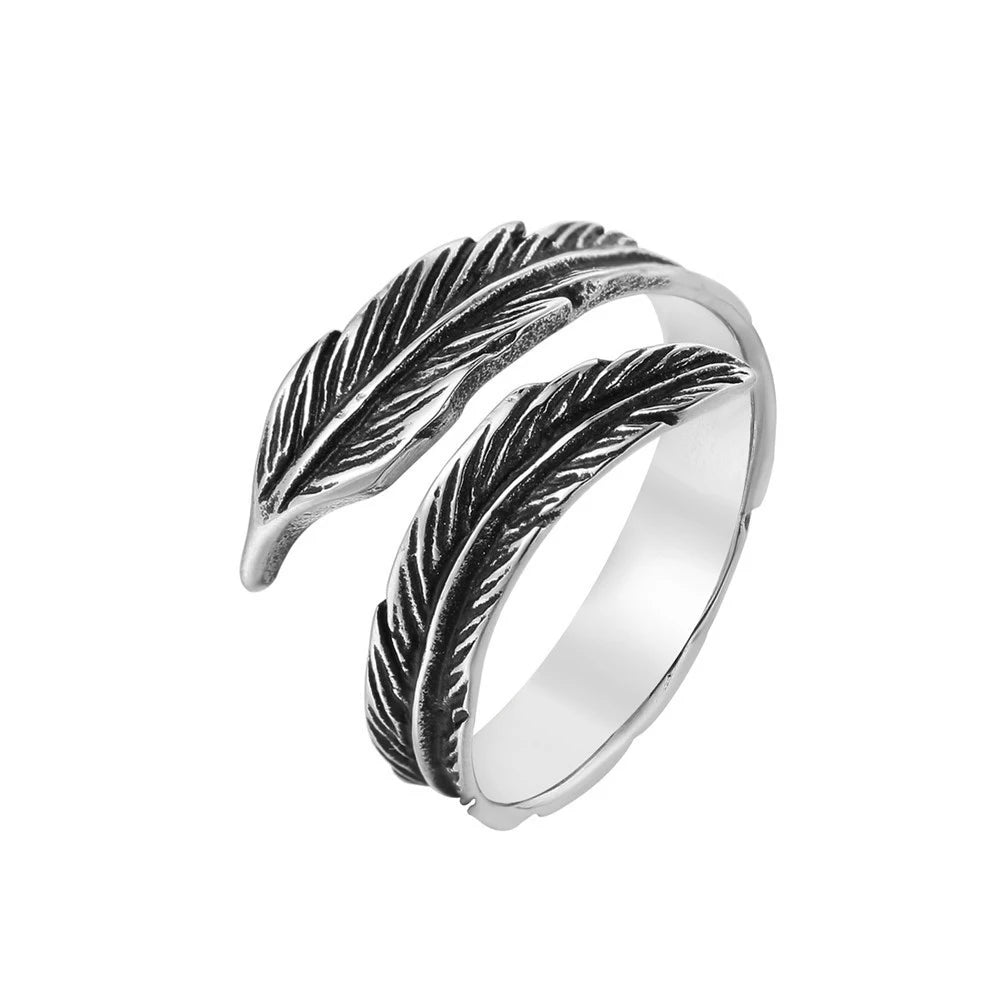316L Stainless Steel Simple Rings For Men Square Band Flat Ring Charm Jewellery