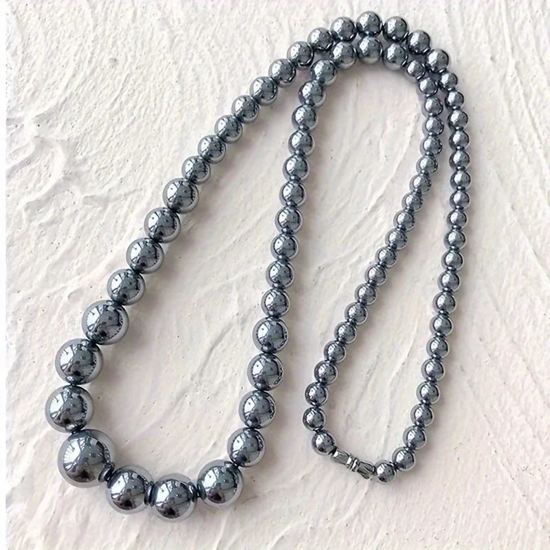 Terahertz Natural Stone Necklace, perfect jewellery