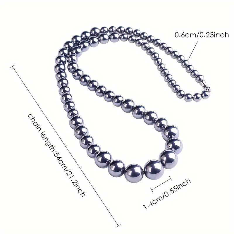 Terahertz Natural Stone Necklace, perfect jewellery