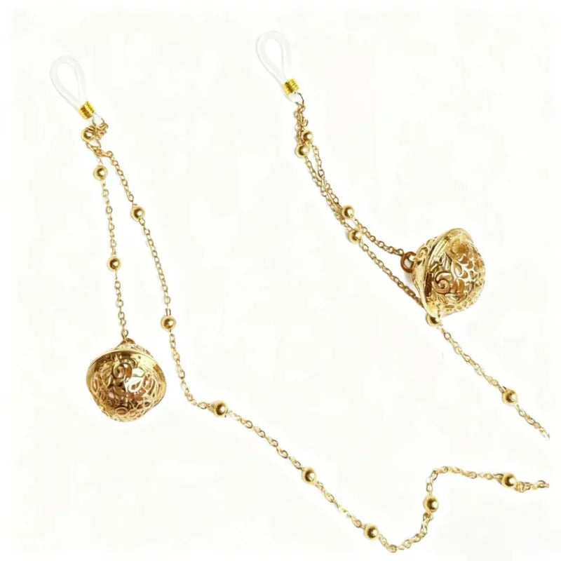 Fashion Metal Body Chain With Bell Pendant Cosplay Party Game Accessory Couple Gifts Decoration
