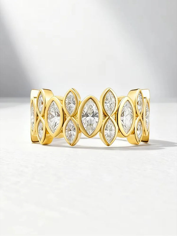 925 Sterling Silver Advanced Fashion Exquisite Oval Zircon Ring Luxury High Quality Fine Jewellery. Alternate View