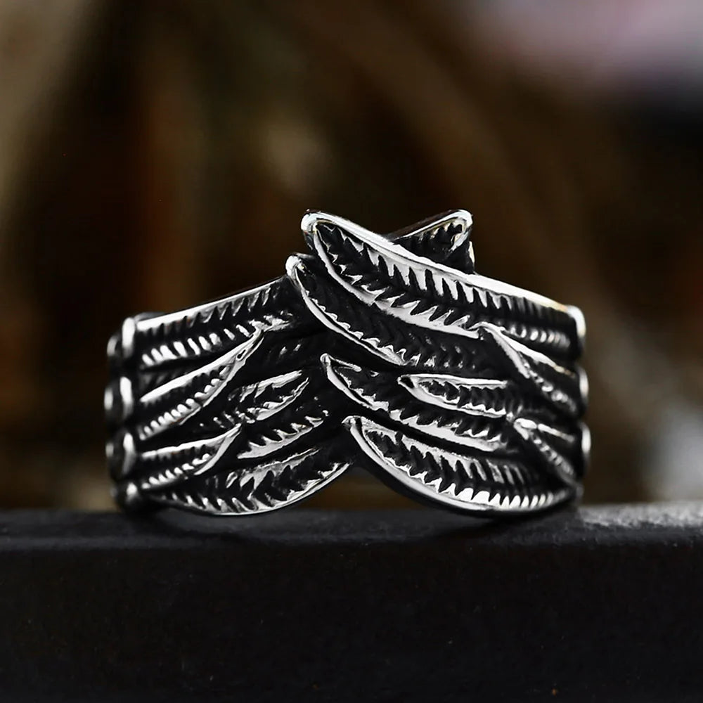 316L Stainless Steel Simple Rings For Men Square Band Flat Ring Charm Jewellery