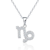 Sterling Silver Zodiac Moissanite Necklace