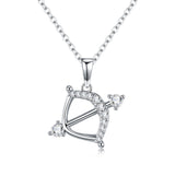 Sterling Silver Zodiac Moissanite Necklace