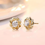 Luxury Quality Trendy Star Of David 2 Carat 6.5mm Moissanite Earrings Studs Pure 925 Silver Certificated Women's Jewellery Sale