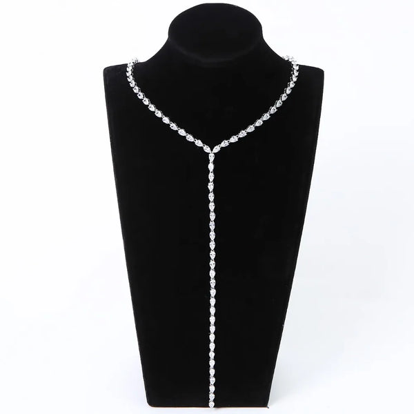 Water Drop Necklace for Women bijoux Layered and long Necklaces Pendants.