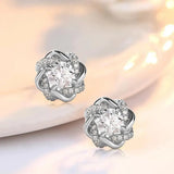 Luxury Quality Trendy Star Of David 2 Carat 6.5mm Moissanite Earrings Studs Pure 925 Silver Certificated Women's Jewellery Sale