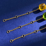 Cross-border New Japanese Style Small Fresh Square Crystal Gem Style Five Flower Bracelet Bracelet Simple Niche Original Design