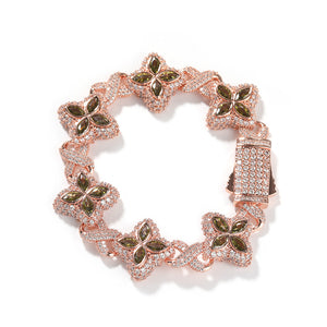Rose gold olive green