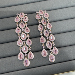 Pink earrings