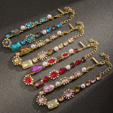 oscardelarenta European and American Antique Fashion Color Exaggerated Elegant Heavy Industry Luxury Crystal Pearl Necklace