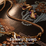 Bao Guo Li Vintage Replica Ring European and American Vintage Court Style Ring Niche Design