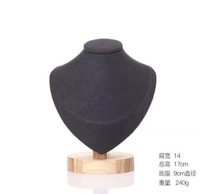 Solid Wood portrait small dark gray