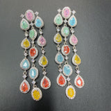 Water Drop Shape Full of Zirconia, Temperament, High-End Luxury  Necklace jewellery Set