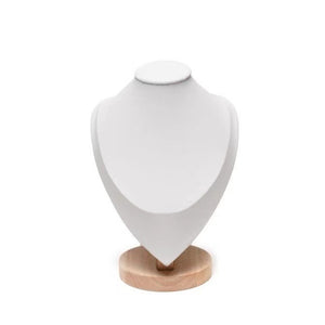 Solid Wood Portraits Medium White Leather