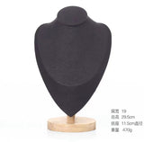 Solid Wood Figure Neck Display Stand Necklace Display Stand Jewelry Display Stand Jewelry Jewelry Storage Stand