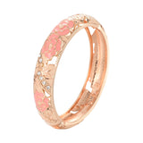 Cloisonne Double Bangle Bracelet On Hand Enamel Jewelry Women's Hand Bracelet.