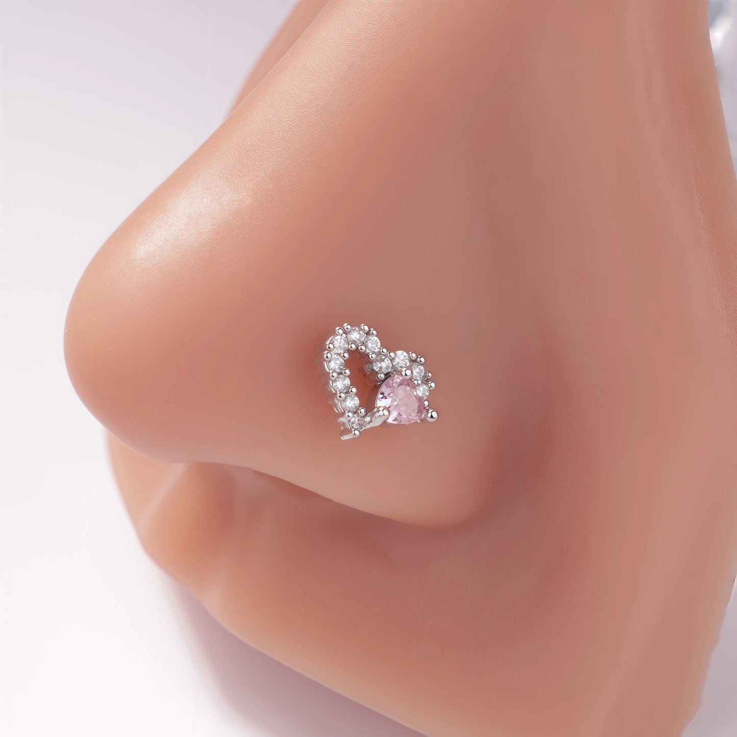1Pcs Nose Rings Studs L Shaped Nose Rings