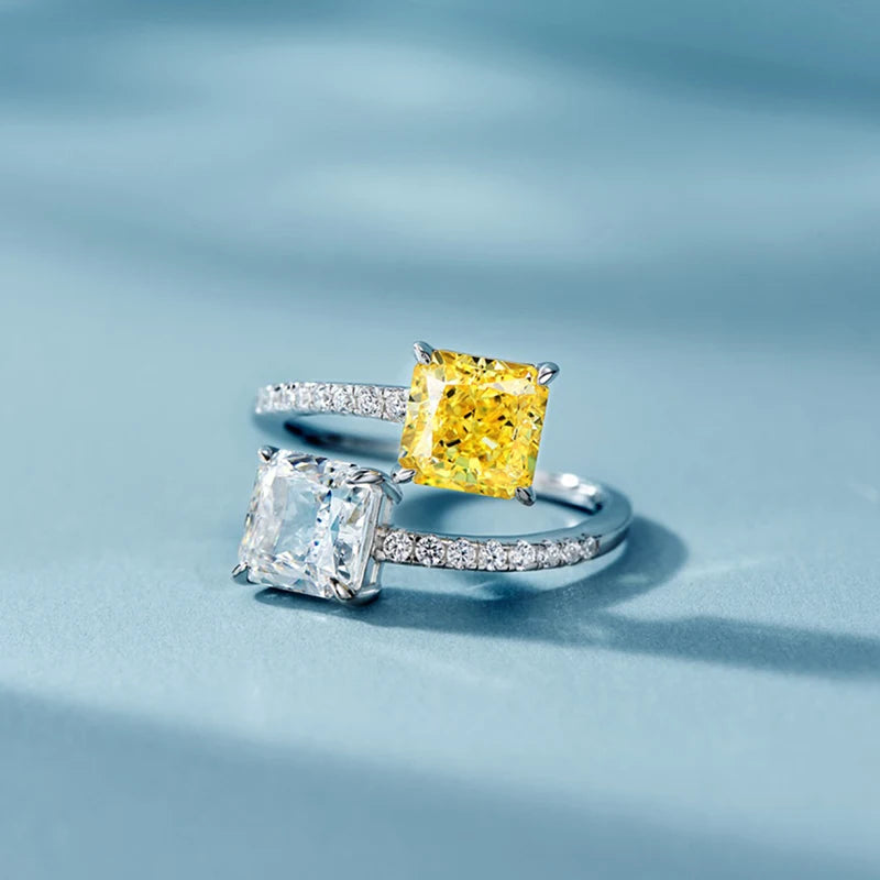 Opening Ring Luxury Fashion Accessories with Shiny Cubic Zirconia Stylish Adjustable Jewellery.