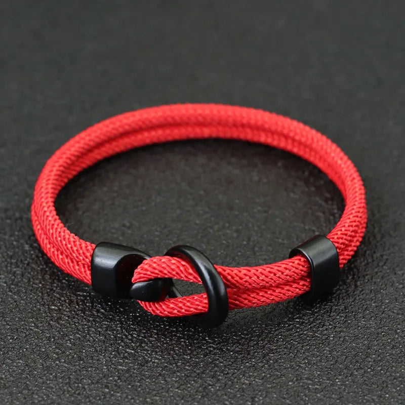 Fashion Rope Bracelet Men Double Layer Bracelet  Accessories.