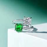 Opening Ring Luxury Fashion Accessories with Shiny Cubic Zirconia Stylish Adjustable Jewellery.