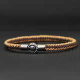 Noter Germany Flag Braided Bracelet For Men Handmade Woven Rope Wristband Grade A Fabric National Color Bangle Football Fan Gift