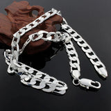 925 Sterling Silver Necklace, Classic 6MM Chain Luxury Jewellery Gifts.