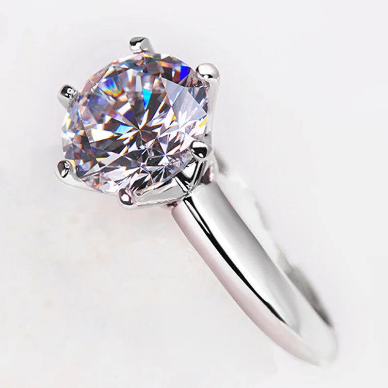 Sterling Silver  Rings Cubic Zirconia