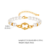 Chunky Bold Bracelets, Stainless Steel, Bracelet Gold Plated Tarnish Free.