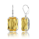 925 Sterling Silver Earrings, Vintage Ruby Gemstone Back Drop Earring Handmade Designer Jewellery.