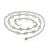 Crystal Belly Waist Chain Belt Gold Layered Belly Chain for Women - Red Green Rhinestone Diamond Body Chain Jewelry
