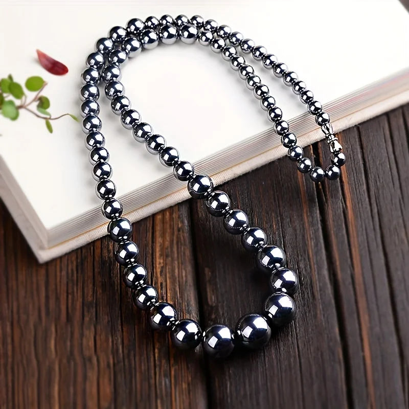 Terahertz Natural Stone Necklace, perfect jewellery