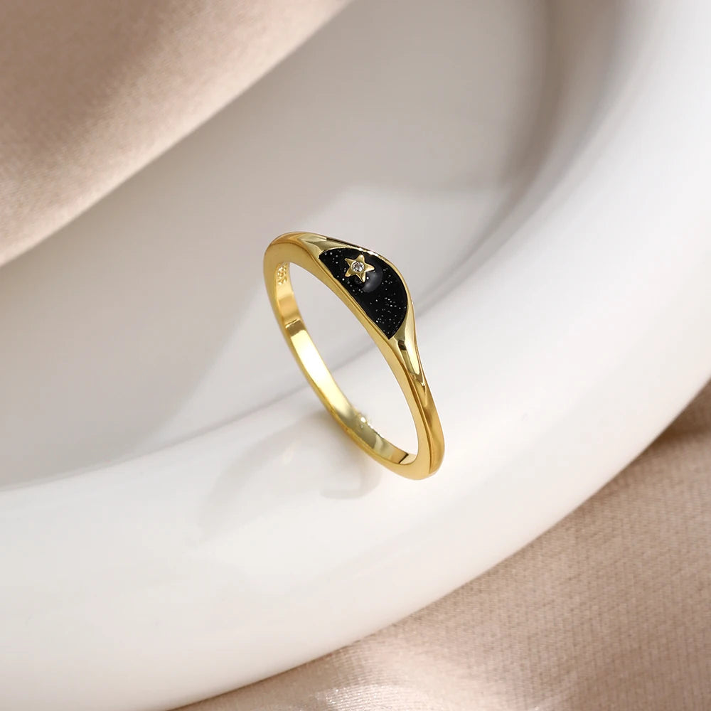 925 Sterling Silver Rings Cubic Zirconia Stackable Bands Heart Arrow Design Jewelry Gift.