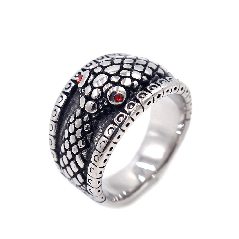 316L Stainless Steel Simple Rings For Men Square Band Flat Ring Charm Jewellery