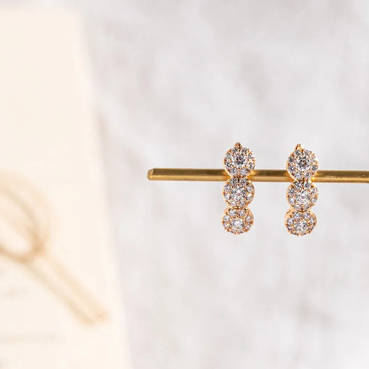 585 rose gold earrings Diaspore Gemstone Earrings Solid 18k gold Created Color Change Earrings Fine Jewellery.